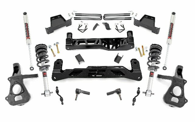 Fits Chevy/GMC 1500 (14-18 & Classic) 7" Lift Kit Cast Steel M1 Struts/M1 23740