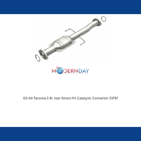 MagnaFlow direct-fit catalytic converter for 1999-2004 Toyota Tacoma 2.4L stainless steel Federal EPA compliant OBDII 23757