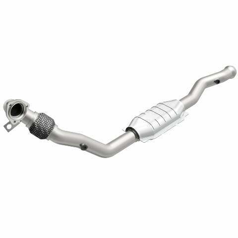 MagnaFlow direct-fit catalytic converter fits 1996-1997 Volvo 850 2.3L and 1997 Volvo 850 2.3L Turbo 2.3L stainless steel Federal EPA compliant OBDII 23763