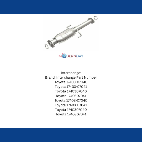MagnaFlow direct-fit catalytic converter for 2000-2004 Toyota Tacoma 3.4L stainless steel Federal EPA compliant OBDII 23770