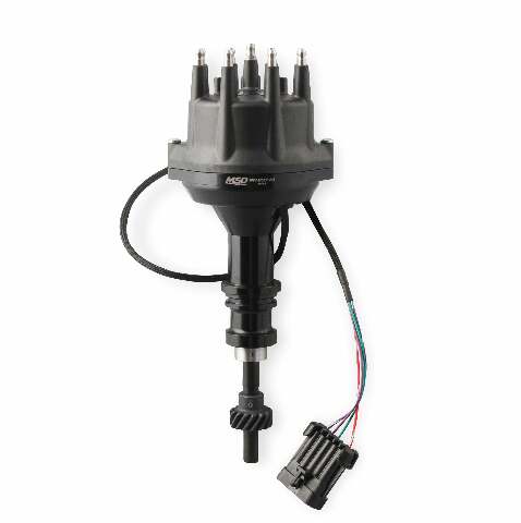 MSD ignition distributor black steel anodized 23773