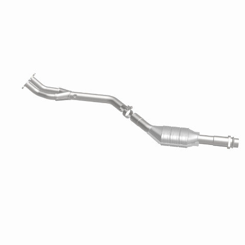 MagnaFlow direct-fit catalytic converter fits 1991 BMW 318i 1.8L and 1991 BMW 318is 1.8L stainless steel Federal EPA compliant OBDII 23799