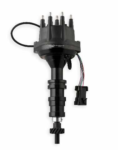 MSD ignition distributor black steel anodized 23803