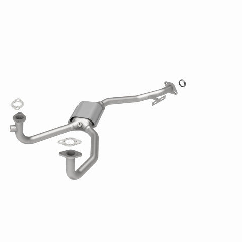 MagnaFlow direct-fit catalytic converter for 1980-1987 Subaru 1.75 inch inlet/outlet stainless steel CARB compliant 23868