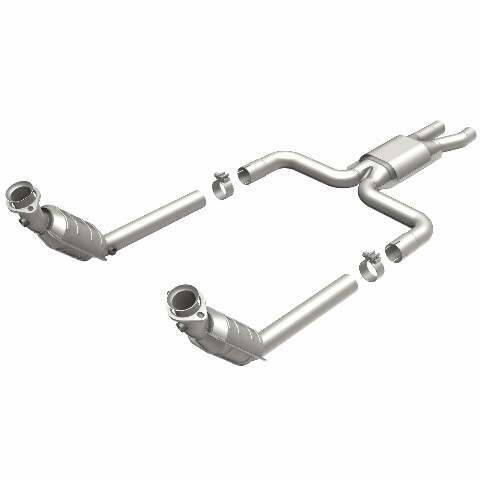 MagnaFlow direct-fit catalytic converter fits 2004-2005 Ford Thunderbird 3.9L and 2004-2006 Lincoln LS 3.9L stainless steel Federal EPA compliant OBDII 23936