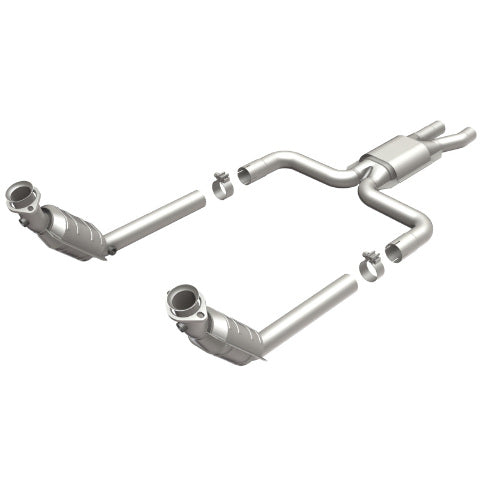 MagnaFlow direct-fit catalytic converter fits 2004-2005 Ford Thunderbird 3.9L and 2004-2006 Lincoln LS 3.9L stainless steel Federal EPA compliant OBDII 23936