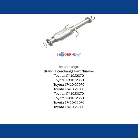 MagnaFlow direct-fit catalytic converter for 2000-2005 Toyota 1.8L stainless steel CARB compliant 24064
