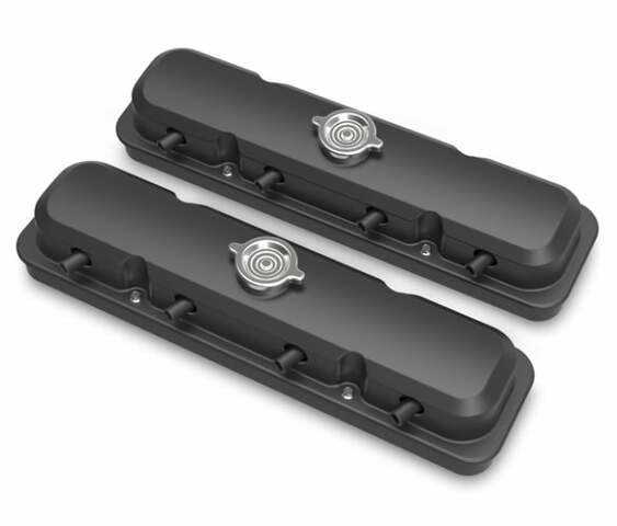 Holley performance fuel system component for Pontiac black