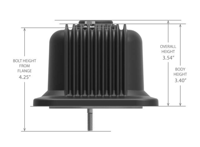 Holley performance fuel system component for Chevy black
