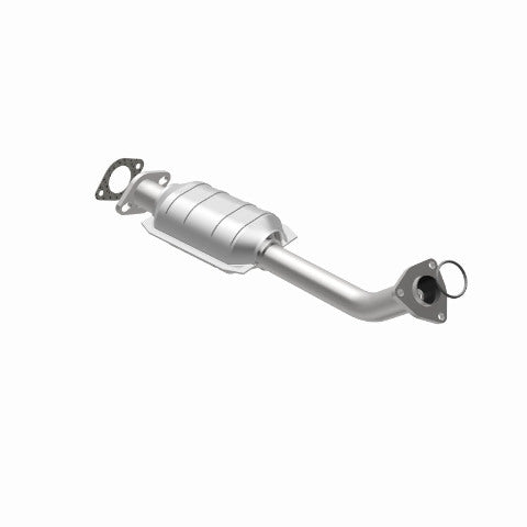 MagnaFlow direct-fit catalytic converter fits 2001-2004 Pathfinder passenger side rr passenger side stainless steel Federal EPA compliant OBDII 24118