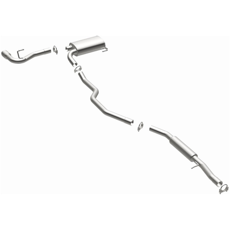 Fits 2011-2017 Jeep Direct-Fit Replacement Exhaust System 106-0776 aluminized steel