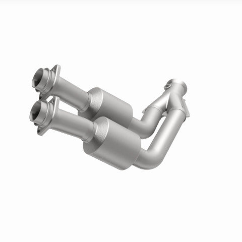 MagnaFlow direct-fit catalytic converter fits 1990-1997 Jaguar Vanden Plas 4.0L and 1990-1997 Jaguar XJ6 4.0L stainless steel Federal EPA compliant OBDII 24226