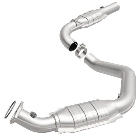 MagnaFlow direct-fit catalytic converter fits 2006-2009 Chevrolet Express 2500, Chevrolet Express 3500, and additional vehicles and 2003-2005 Express 2500 4.8L driver side 4.8L dri