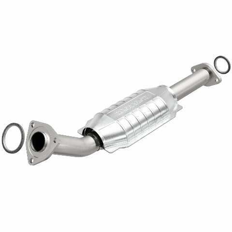 MagnaFlow direct-fit catalytic converter for 2003-2005 Toyota Tundra 4.7L passenger side stainless steel Federal EPA compliant OBDII 24406