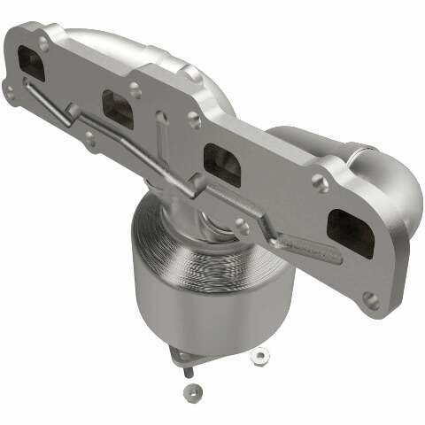 MagnaFlow direct-fit catalytic converter fits 2000-2002 Saturn SL1, Saturn SL, and additional vehicles. Hardware is included to eliminate the hassle of working with corroded factor