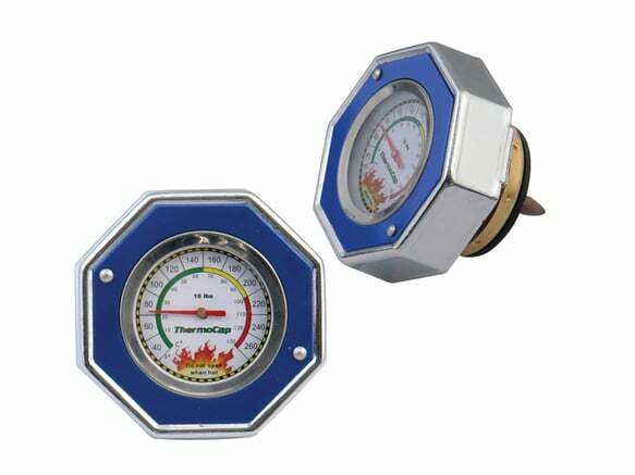 Mr. Gasket thermocap 16 PSI blue Ford Chevy 2471B