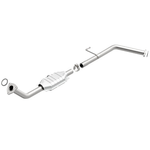 MagnaFlow direct-fit catalytic converter for 2005-2007 Toyota Sequoia driver side 4.7 inch inlet/outlet stainless steel CARB compliant 24880