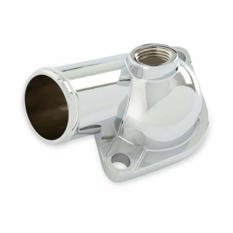 Mr. Gasket O ring style chrome water neck Chevy polished 2557