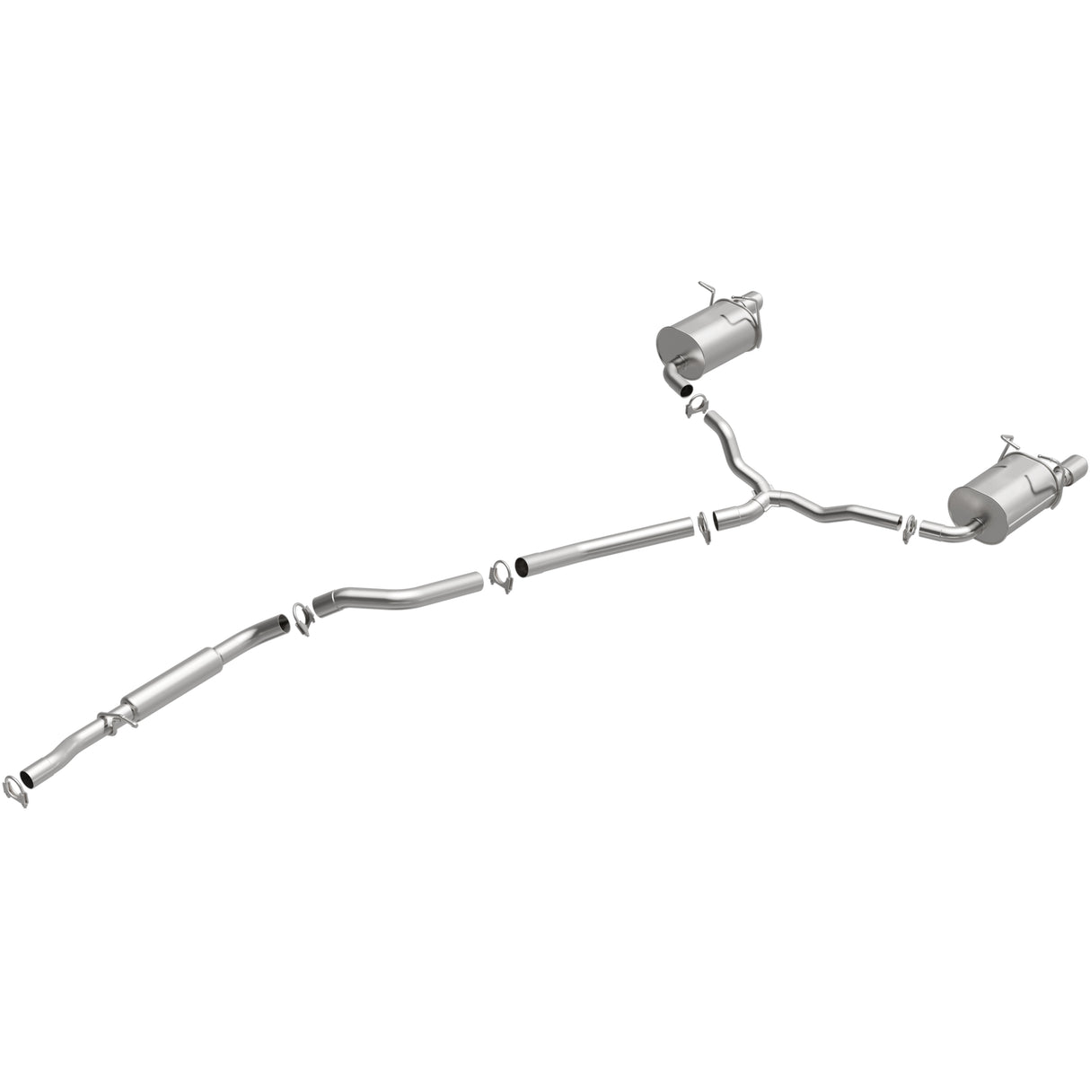 2011-2017 Dodge Journey Direct-Fit Replacement Exhaust System 106-0793 aluminized steel