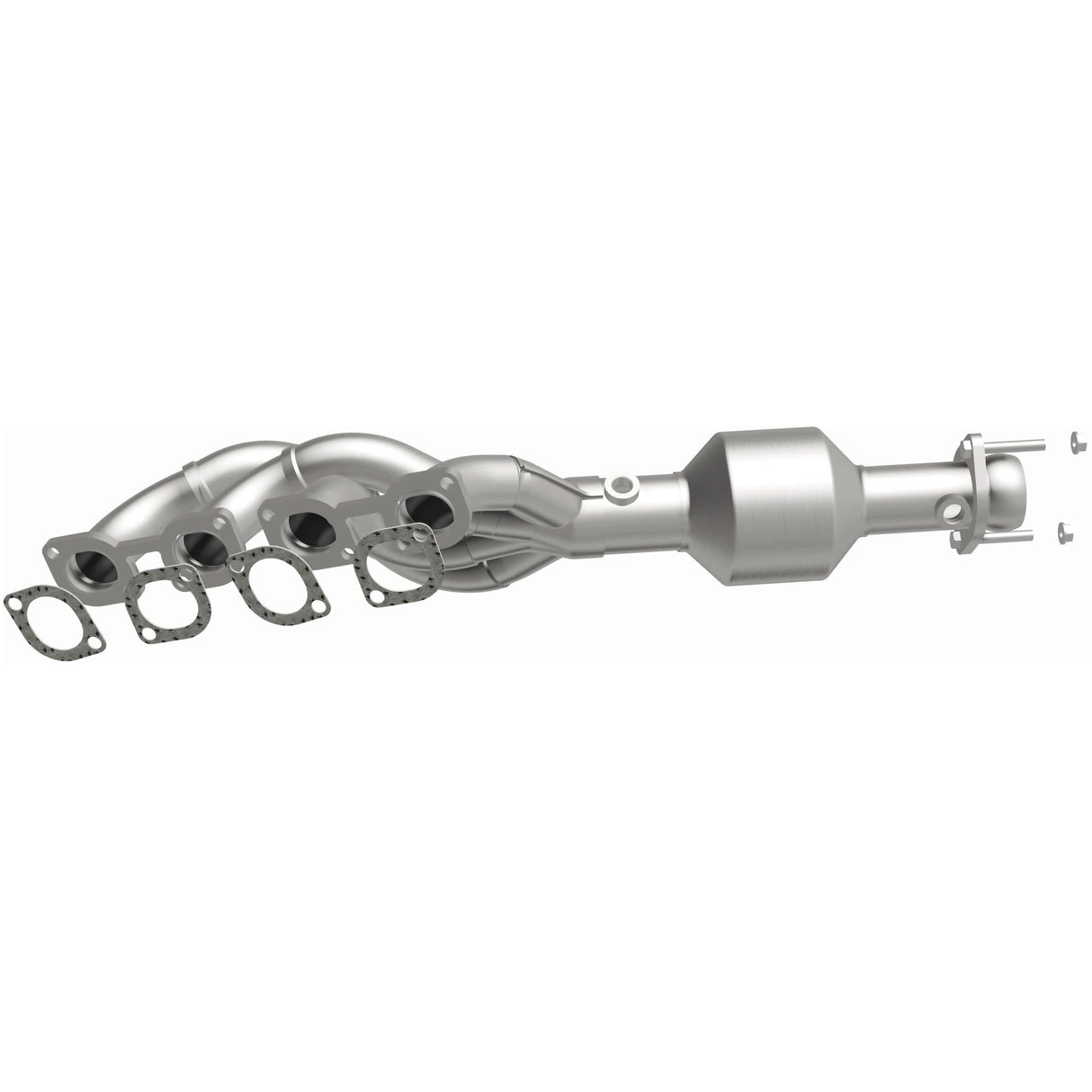 Catalytic Converter with Integrated Exhaust Manifold for HM Grade Federal / EPA Compliant Direct-Fit Manifold Catalytic