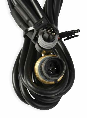 Black 2-1/16" Fuel Pressure 0-100psi-Holley logo 26-608