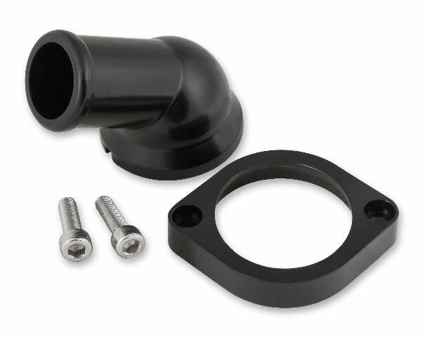 Mr. Gasket GM LS water neck swivel 30 degree angle black 2670BK LS engine Chevy aluminum stainless steel 2493