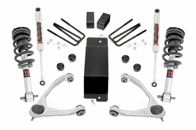 Fits Chevy/GMC 1500 (07-13) 3.5 Inch Lift Kit; UCA; M1 Struts; 27740