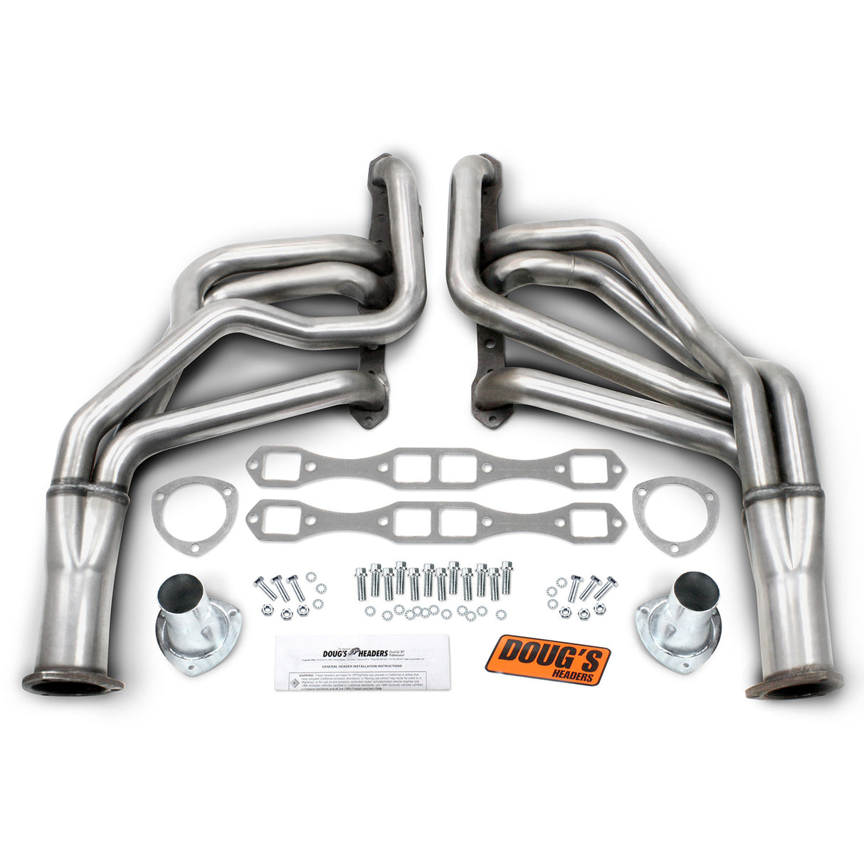 Long Tube Headers for 304 Stainless 2in Primary Stainless Steel D452-SS