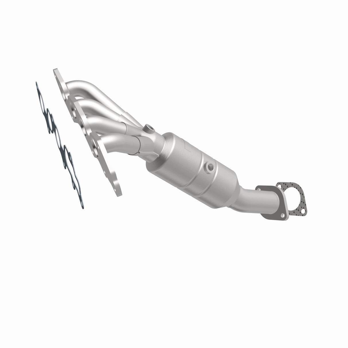 Catalytic Converter with Integrated Exhaust Manifold for HM Grade Federal / EPA Compliant Direct-Fit Manifold Catalytic