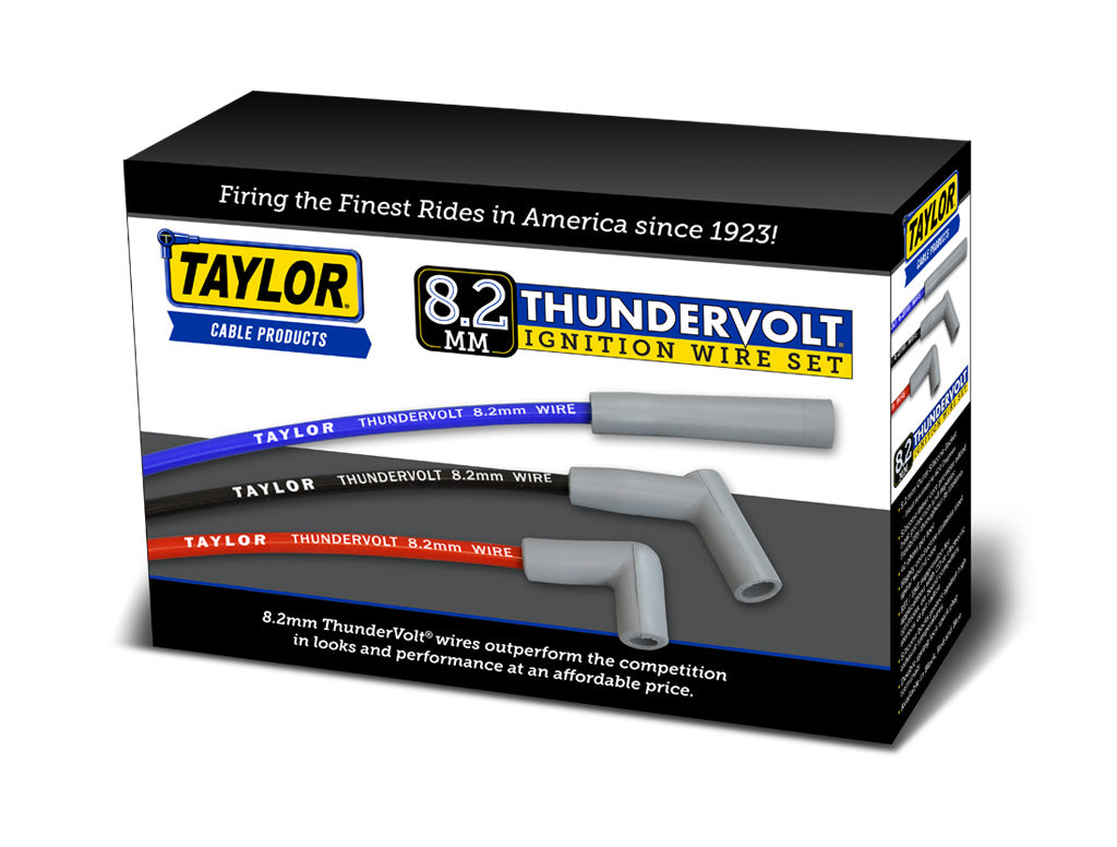 Spark Plug Wire Set Universal 8.2mm Silicone Thundervolt 135? 40 ohm/ft 86646