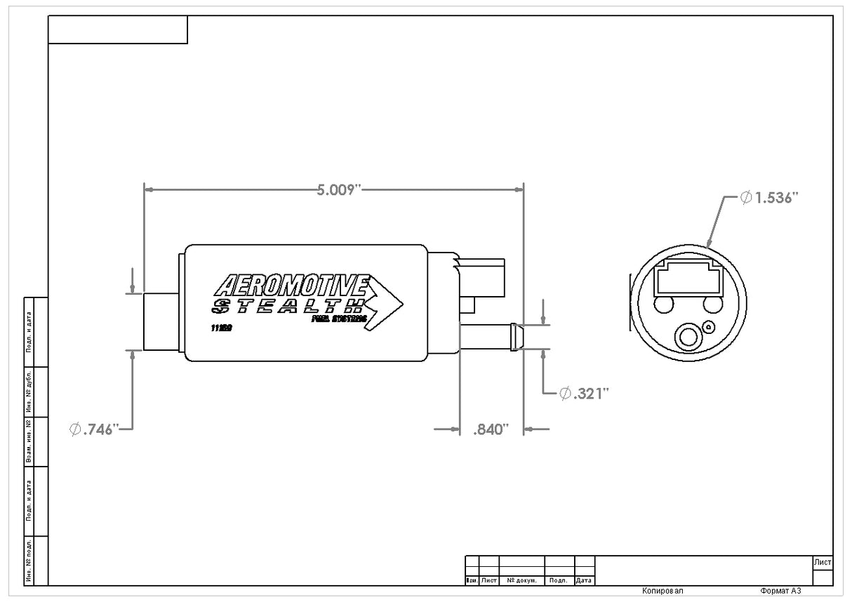 Aeromotive fuel pump 11569-340