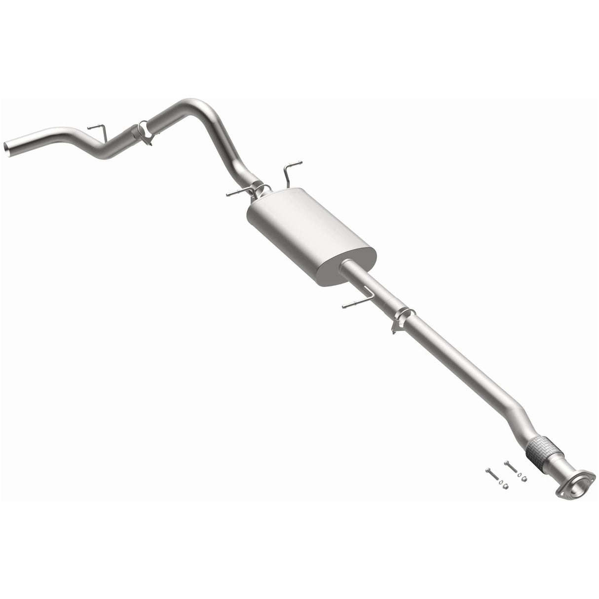 2007-2008 Chevy Silverado 1500 Direct-Fit Replacement Exhaust System 106-0464 aluminized steel