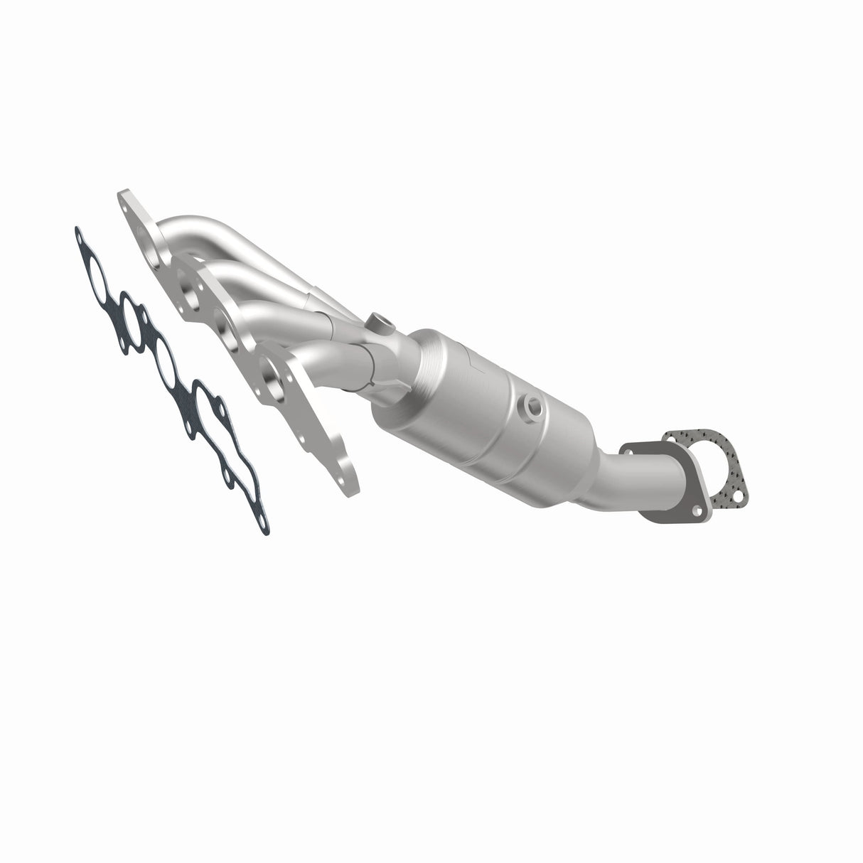 Catalytic Converter with Integrated Exhaust Manifold for HM Grade Federal / EPA Compliant Direct-Fit Manifold Catalytic