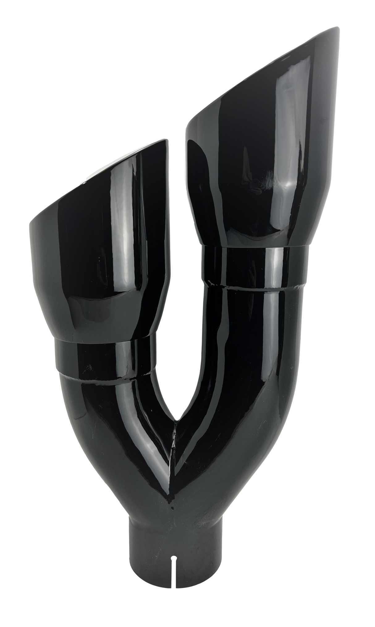 t 3" IDX4"X16" -Dual Double Wall Slant Cut S/S Gloss Black Exhaust Tip 1690BK Mach Speed