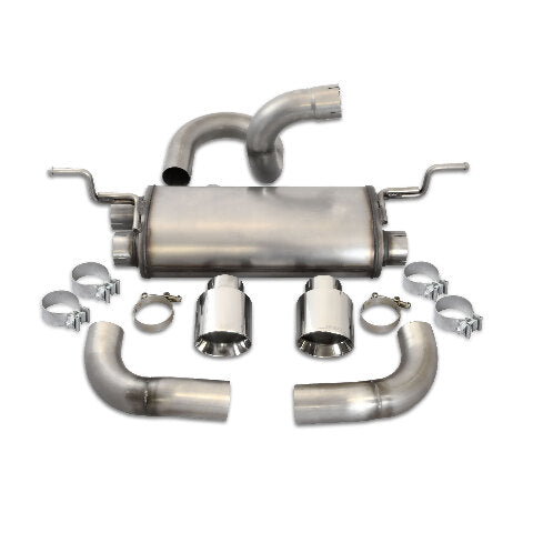 JBA Axle Back Exhaust System for Jeep Wrangler 2.0L L4 for 2018-2021 - 30-1544