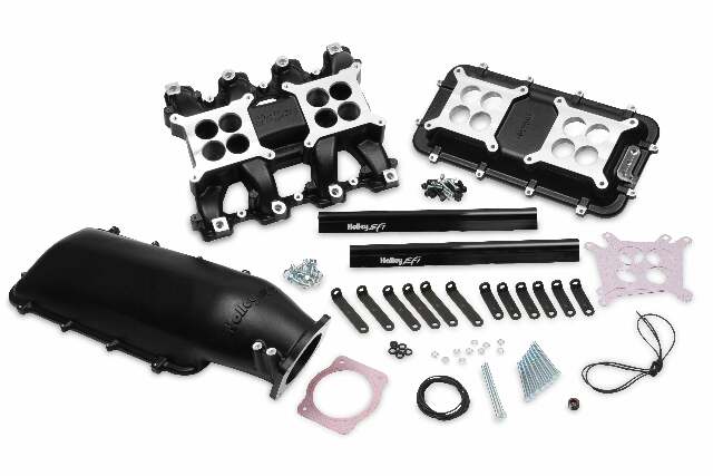 Holley performance fuel system component black