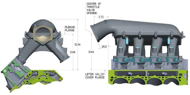 Holley EFI Hi-Ram Intake Manifold - GM LT1 - 300-140