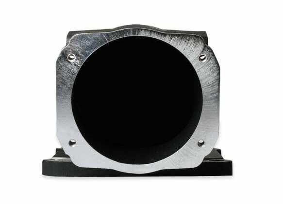 Holley EFI EFI Throttle Body Intake Elbow-Black Finish - 300-240BK