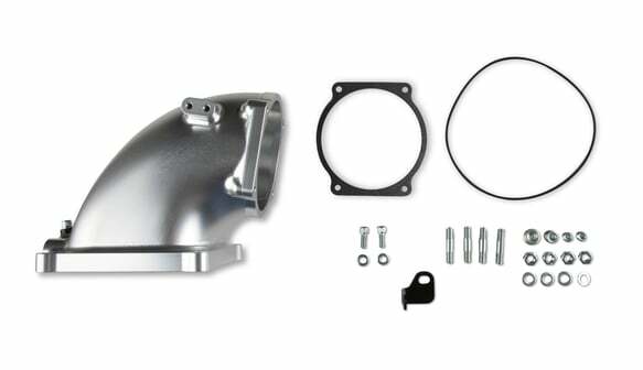 Holley EFI Billet 4500 EFI Throttle Body Intake Elbow-LS - 300-253
