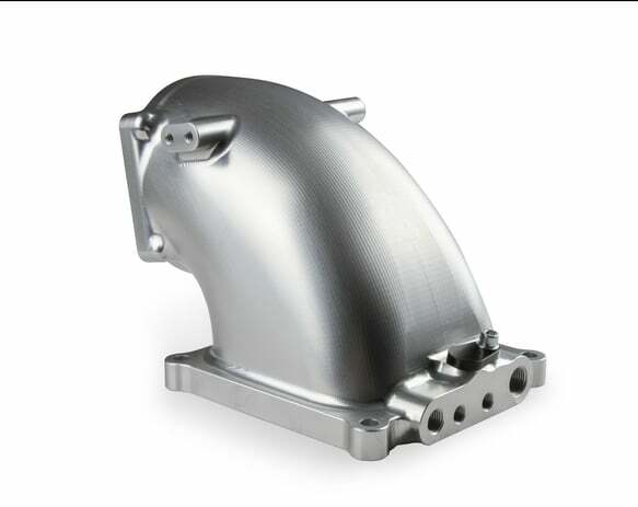 Holley EFI Billet 4500 EFI Throttle Body Intake Elbow-LS - 300-253