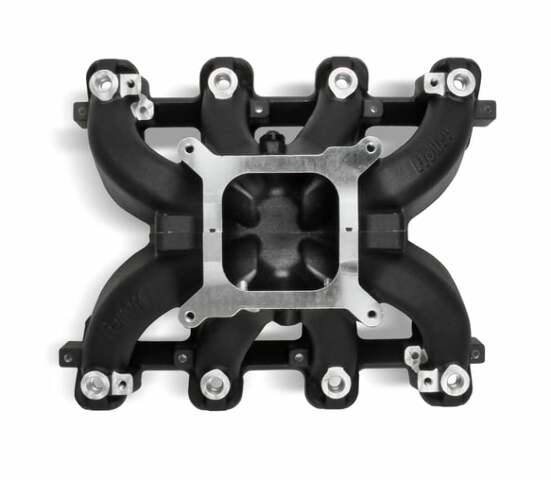 Holley Single Plane EFI Split-Design Intake Manifold GM LS1/LS2 Black 300-255BK