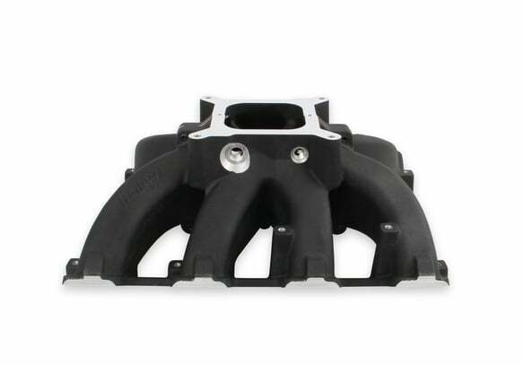 Holley Single Plane Split-Design Intake Manifold GM LS3/L92 Black-4150 300-291BK