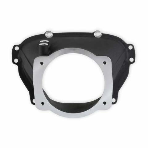 Holley EFI Ultra Lo-Ram 105Mm Throttle Body Adapter-Gm Gen V Lt Front-Feed-Black-300-714BK