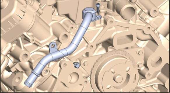 Heater Hose Adapter Kit For 7.3L Godzilla Engine-300-901