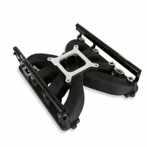 Holley Single plane intake manifold for Gen III Hemi, EFI Black 300-930BK