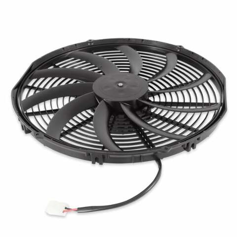 SPAL 16 inch high performance puller electric cooling fan 2024 CFM curved blade 30102049
