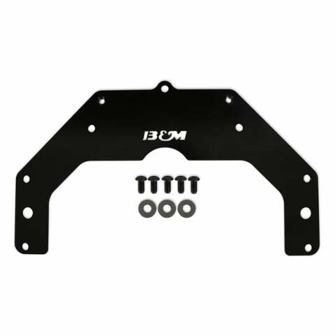 B&M Transmission Adapter Plate black