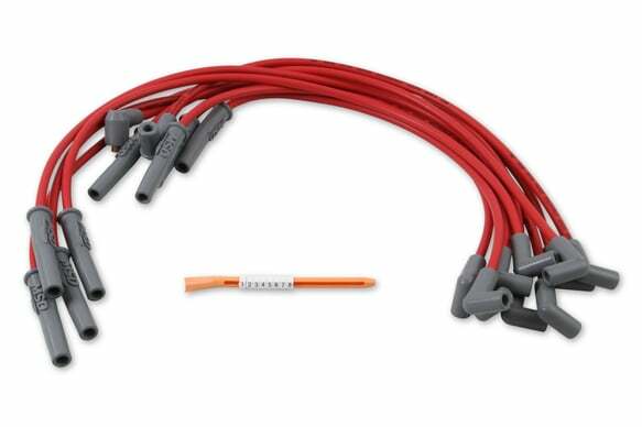 MSD spark plug wire set for 1980-1982 Ford Mustang red small block ls 31329