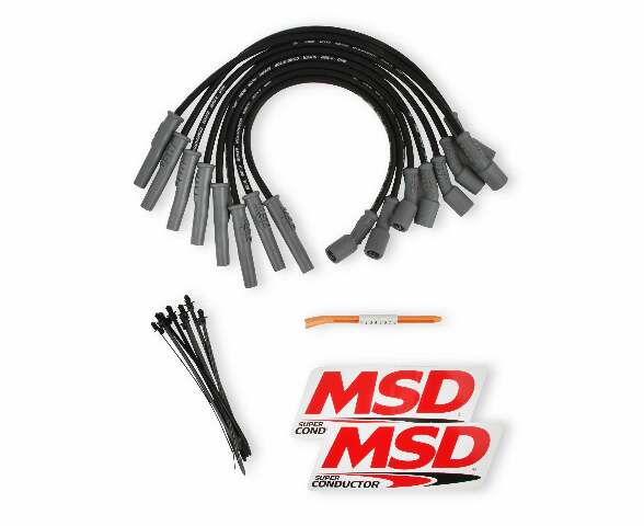 MSD spark plug wire set for 2010-2014 Ford F-150 black red 31633