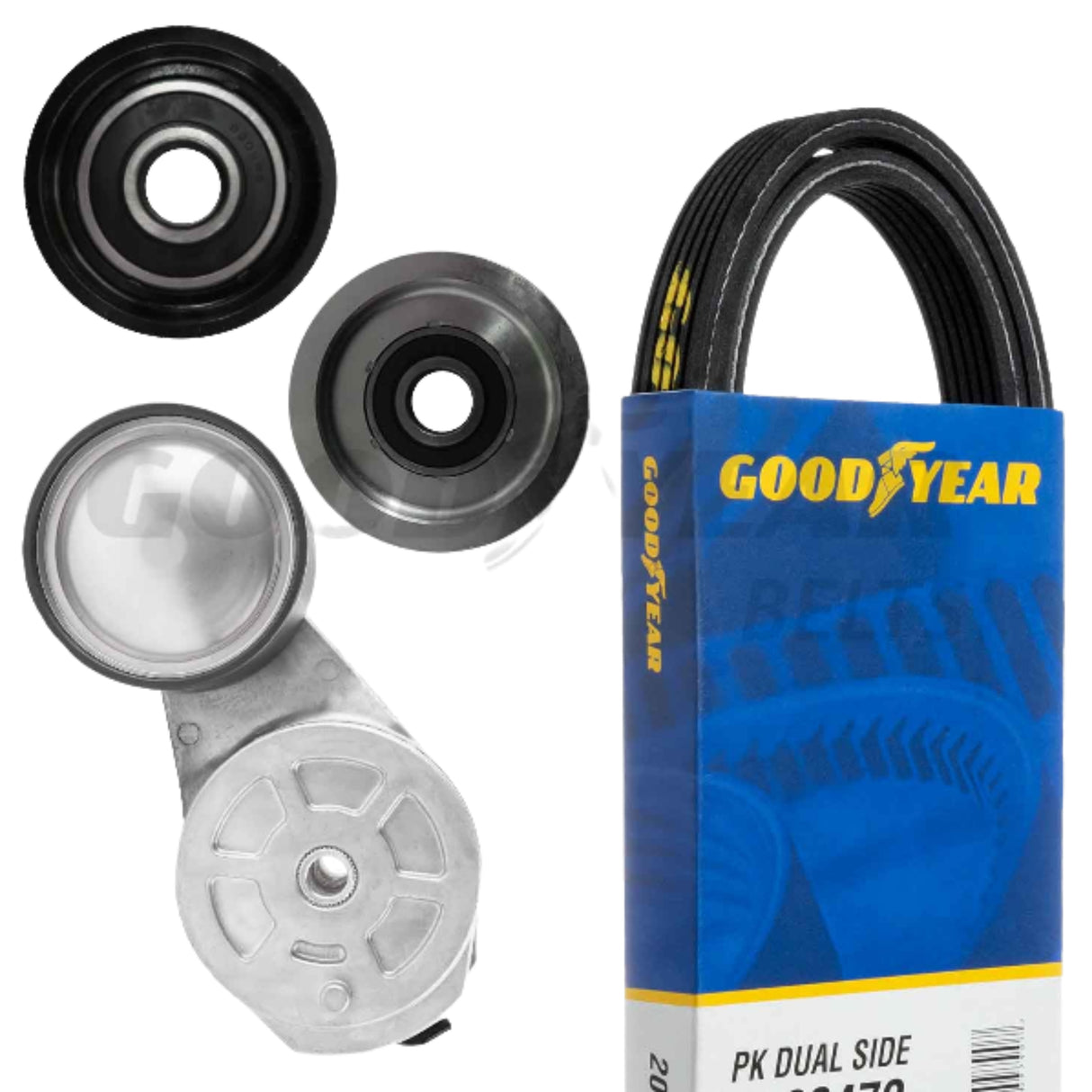 2011-2013 Mack GU7 Serpentine Belt Drive Component Kit 3280